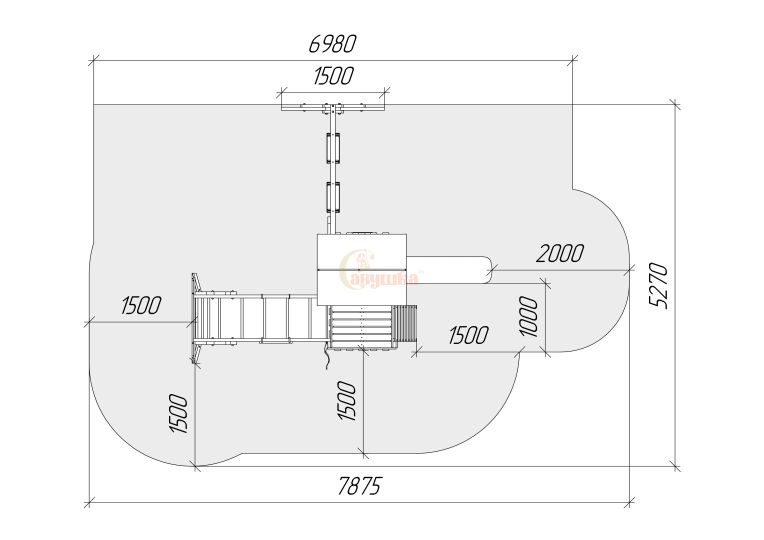 Детская площадка Савушка TooSun  4